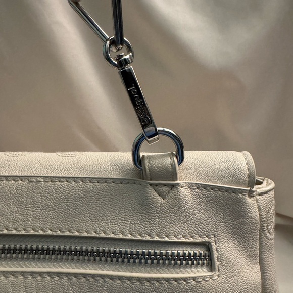 Desigual Cream Embossed Shoulder Bag - Picture 11 of 13